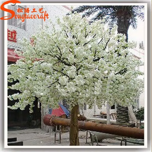 High Quality Colorful Plastic Outdoor Forest Cherry Blossom Shade Trees