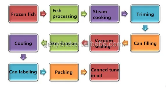 Commercial Tuna In Oil Processing Plant / Canned Tuna Processing Plant ...