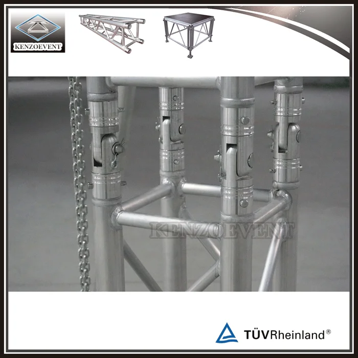 400x400mm spigot beam truss 290mm truss pillar with lift tower