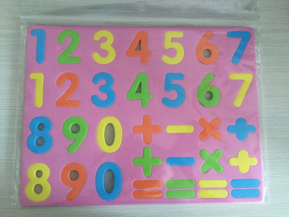 Die Cut Colorful Eva Foam Magnetic Alphabet Letters Board ...