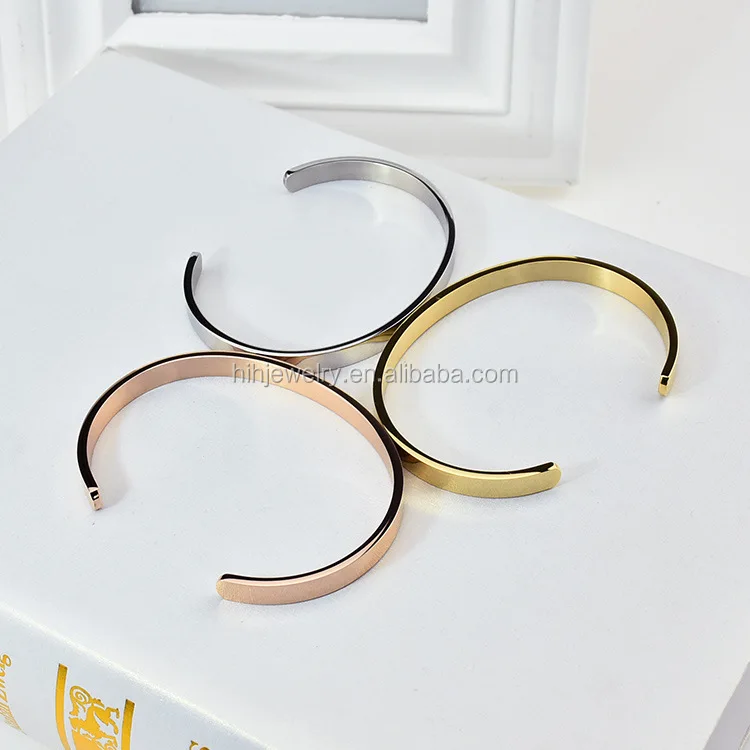 316l Stainless Steel Jewelry Gold Plated Sublimation Jewelry Blanks