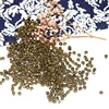 Fancy Hot Selling Gold Plated 5mm Flower Pattern Beads Flat Round Beads African Jewelry Sets