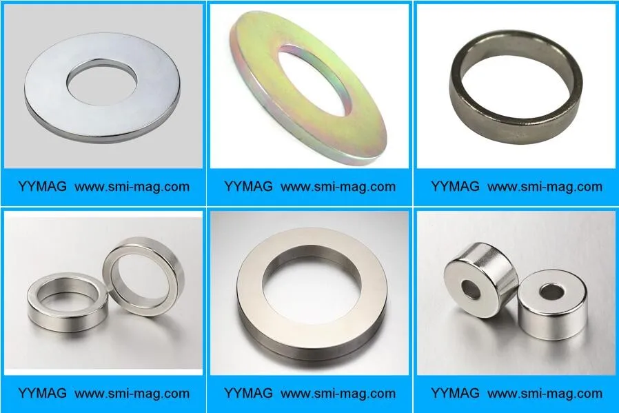 Rare Earth Neodymium Ring Washer Type Permanent Ndfeb