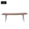 rectangle long table plywood event table