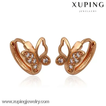 2017 Design Gold Earrings Tops Round Earring Designs Rose Color 2017 Design Gold Earrings Tops Round Earring Designs Rose Color