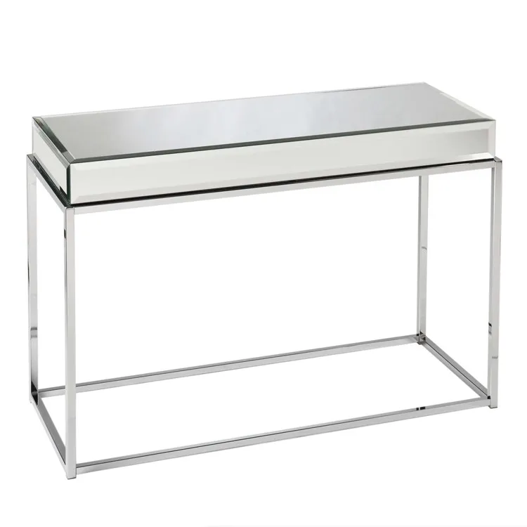 Home Hallway Furniture Glass Mirrored Console Table On Sale Buy