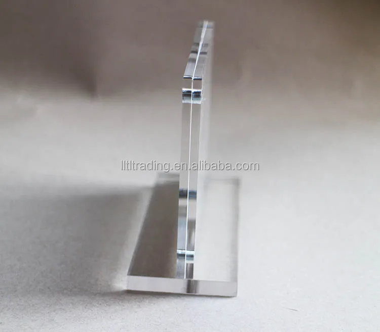 Customize Clear Restaurant Buffet Tag Holder Acrylic Plexiglass