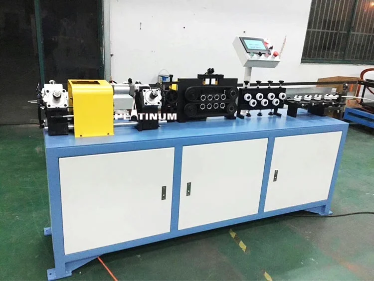 Automatic Coil Steel Bundy Aluminum Copper Tube Pipe Straightening And