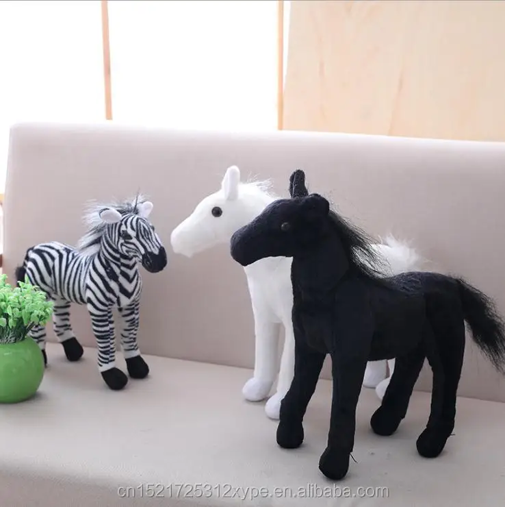 white horse soft toy