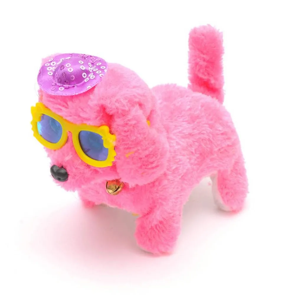 stuffed walking dog toy