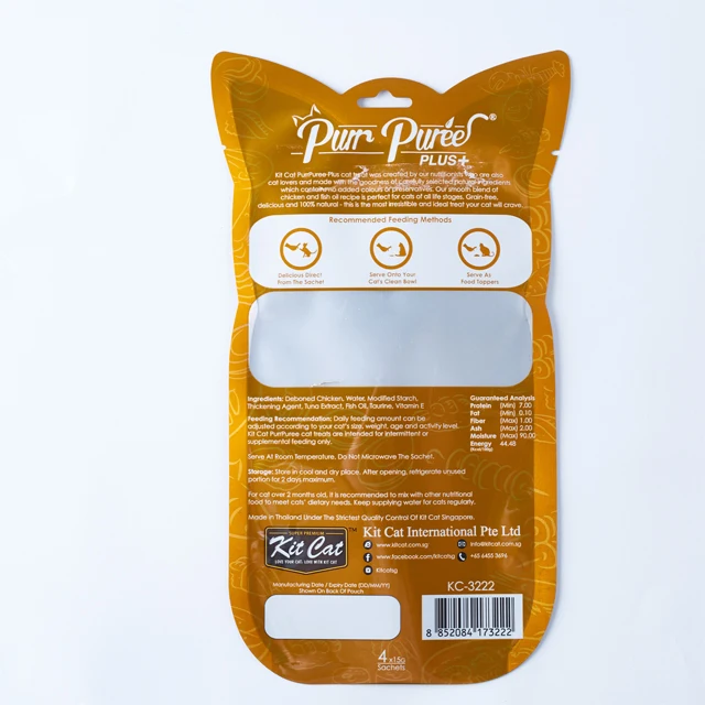 Soft Cat Food In A Bag Zip Lock Aluminum Foil Bag Are Cat Food Pouches