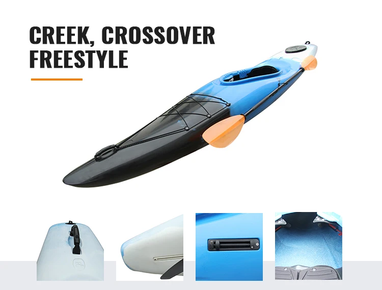 Best price two layer whitewater kayak sit in plastic