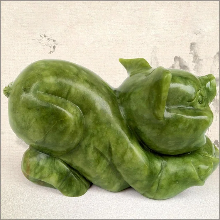 Auspicious Jade Feng Shui Pig,Carving Pig Statue Animals Buy Jade Feng Shui Pig,Carving Pig