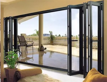 4 Panel Folding Sliding Door Entry Aluminum Glass Door - Buy ... 4 Panel Folding Sliding Door Entry Aluminum Glass Door - Buy ...