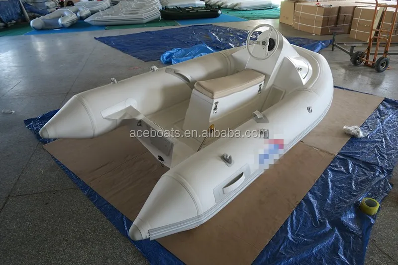 Inflatable Electric Motor Jet Ski Rib330 With Fiberglass Windshield And Fiberglass Hull For