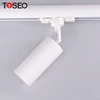 Aluminum track light housing cut out 60 with 3 phase adaptor global led track lighting