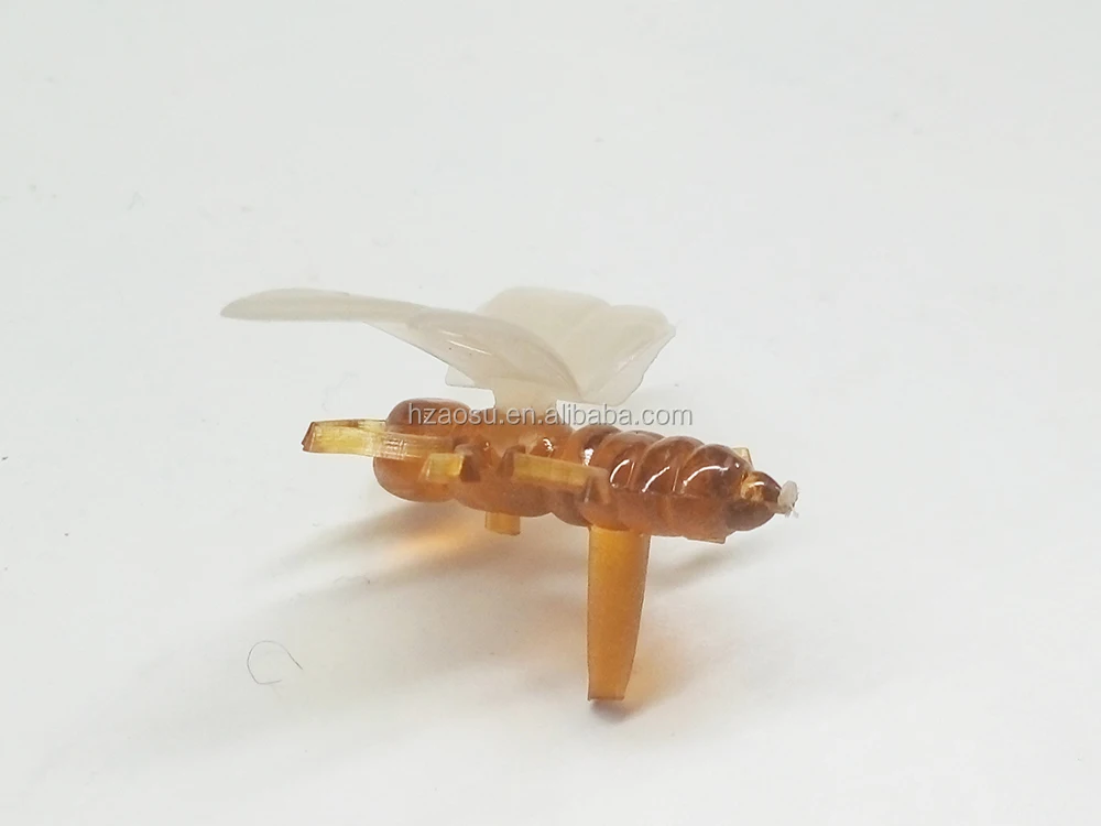 Plastic Bees,Plastic Bees With Wings And Pin For Decoration Buy