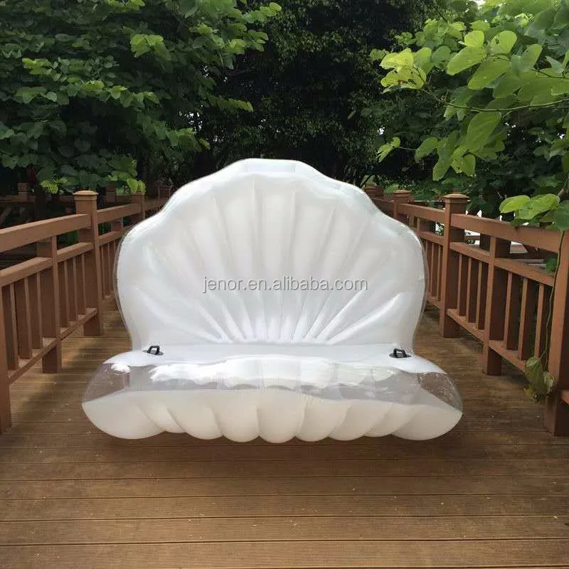 inflatable clam shell float