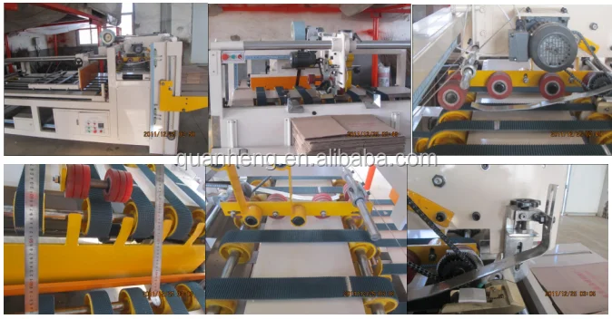 semi auto gluer machine