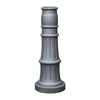 Sand casting foundry supply cast aluminum decorative lamp pole base