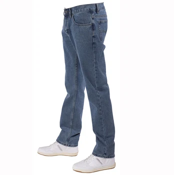 Mens Jeans Pent Straight Leg Plain Regular Jeans - Buy Straight Leg ...
