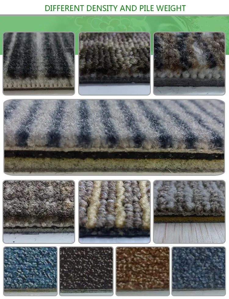 2019 Hot Selling 100% Polypropylene Carpet Tiles with PVC