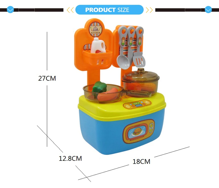 Kids Happy Meal Play Set Kitchen Cooking Mini Gas Stove Toys Buy
