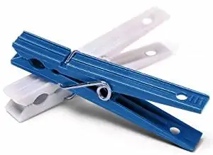 Whitmor 6171-919 50 Count Blue & White Plastic Clothespins