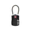 Travelsky TSA travel zinc alloy Custom Cheap combination 3-Dial Metal Keyless Code Luggage Lock