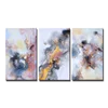 SEEGART original 3 panels modern abstract oil painting printed on canvas for wall decor
