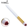 Newest style maquillaje red goat hair kits professional nice makeup brush Aluminum Handle Foundation Brush