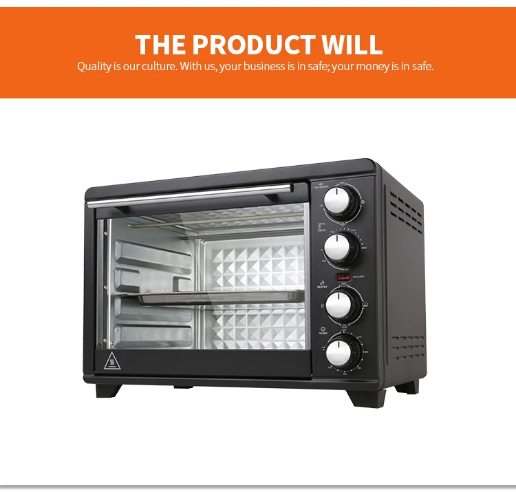 Small Countertop Oven 36l 30230 Degree Electric Convection Oven Home