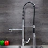3 way UPC brass pull down kitchen faucet water tap kitchen mixer faucet with spray