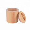 Natural customized wooden barrel with movable lid