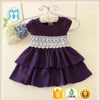 girls purple summer dress