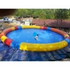 Color customizable children inflatable swimming pool large rectangular inflatable pool