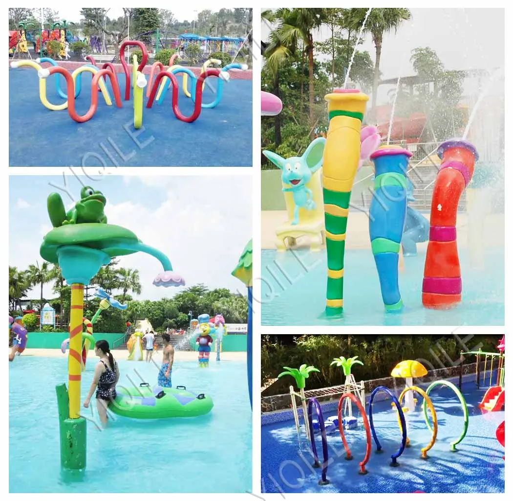 Hot Summer Water Park Mushroom Water Park Accessories For Spray Park