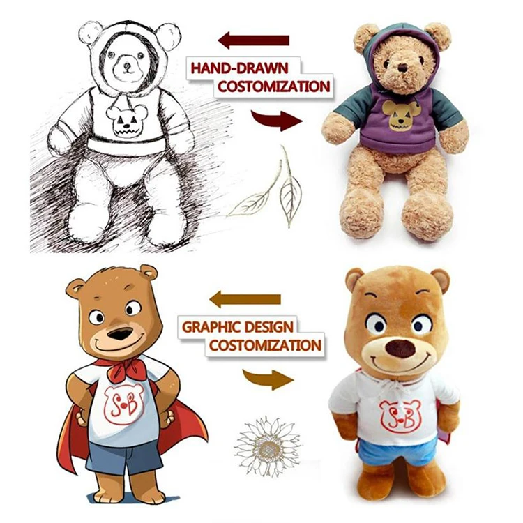 OEM soft stuffed toys Custom anime plush toys for children
