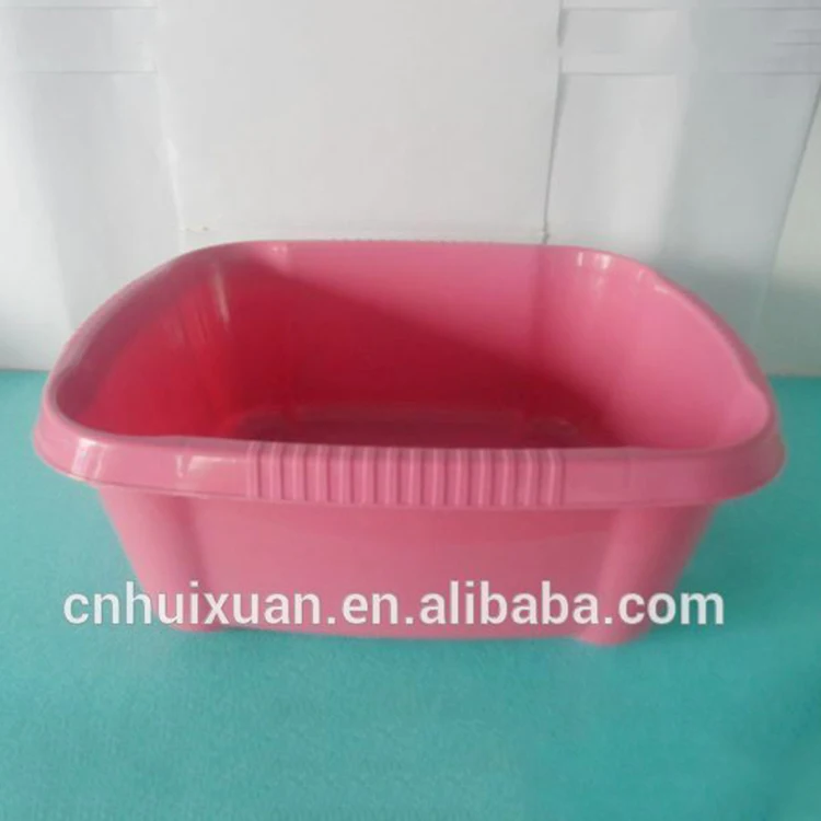 rectangular plastic basin