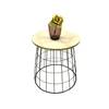 Cheap price for exporting Coffee house Table Wooden cover side table black