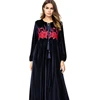 Muslim Style Design Long Dress Women Ethnic Clothing wholesale Abaya Ladies Blouse for women for women