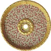 Double Antique gold circle sun flower ceiling rose