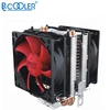 PCcooler mini air cooler dual cpu pure copper fan 2 heatpipe silent radiator fan for AMD AM4/FM2+/FM2/FM1/AM3+/AM3/AM2+/AM2