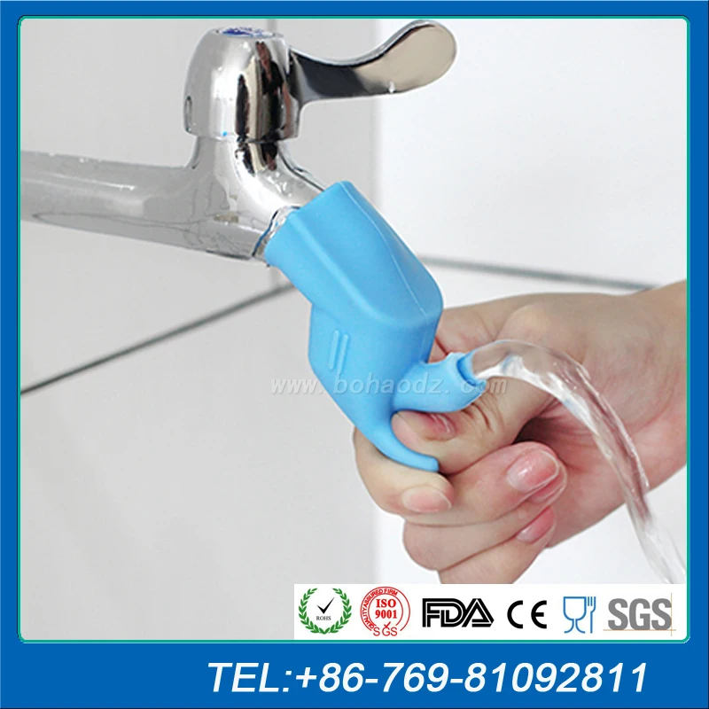 Customized Fda Silicone Rubber Faucet Extender Silicon Water Tap