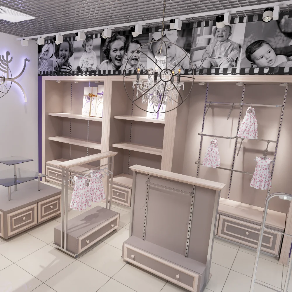 Free And Creative Baby Clothes Shop Interior Design From Guang Zhou