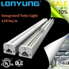 Double/single LED integrative 8 foot 8 feet tube led light fixtures with single pin