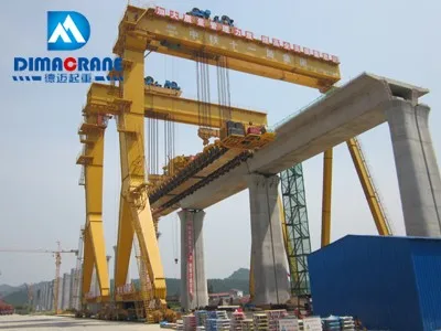 Bridge Beam Hoisting Gantry Crane in girder lifting station