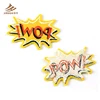 Self-adhesive 3M sticker custom embroidery logo felt patch iron on badges patches