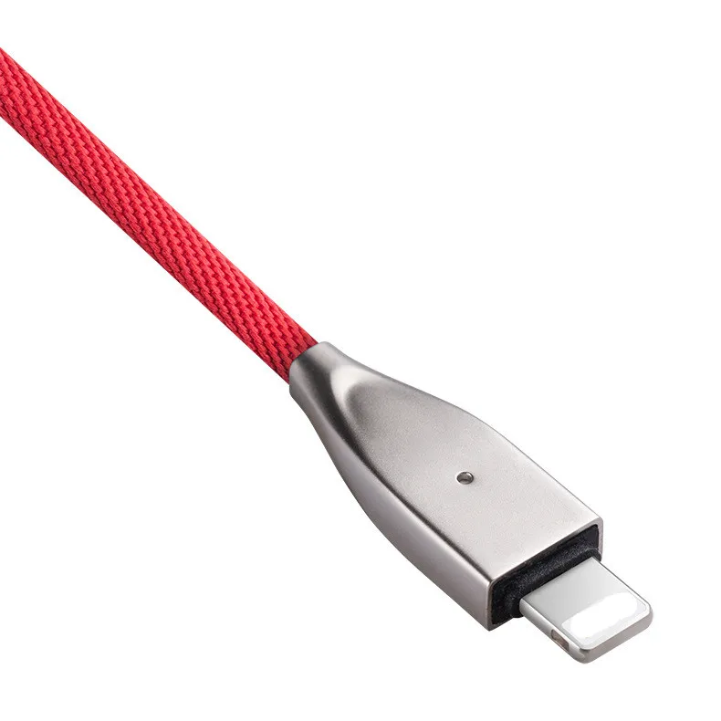 Breathing Led light Usb Cable Sync Data And Charge /Usb Data Cable With Pilot Lamp For Apple