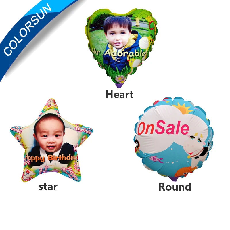 A3/a4 Size Diy Inkjet Printable Photo Balloon With Different Shape For ...